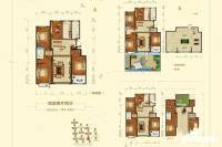 恒信阳光新城4室2厅2卫142㎡户型图