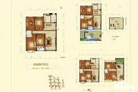 恒信阳光新城4室2厅2卫135㎡户型图