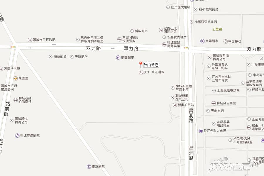 天汇·香江明珠二期位置交通图图片