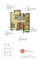 华建1街区写字楼3室2厅1卫99.9㎡户型图