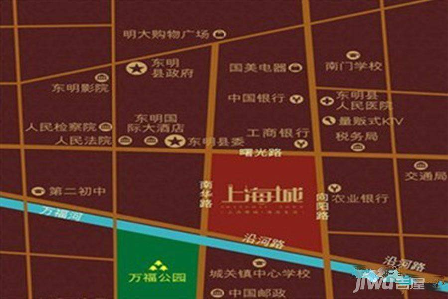 上海城位置交通图图片