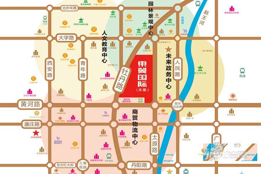 欧亚达建材家居菏泽店位置交通图图片