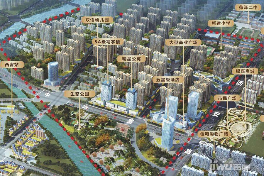润泽中心之城规划图图片
