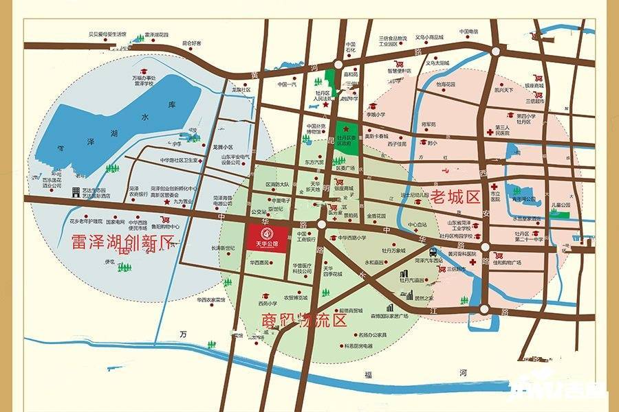 天华公馆位置交通图