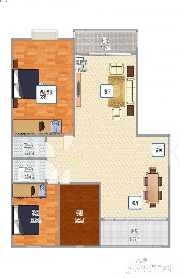 鲁西南建材家居五金城户型图