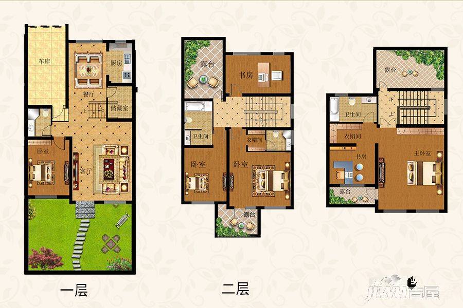 森兰湖6室2厅4卫290㎡户型图