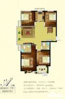 东方名城4室2厅2卫139㎡户型图