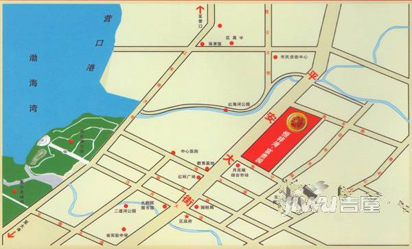 恒祥湾富贵园位置交通图图片