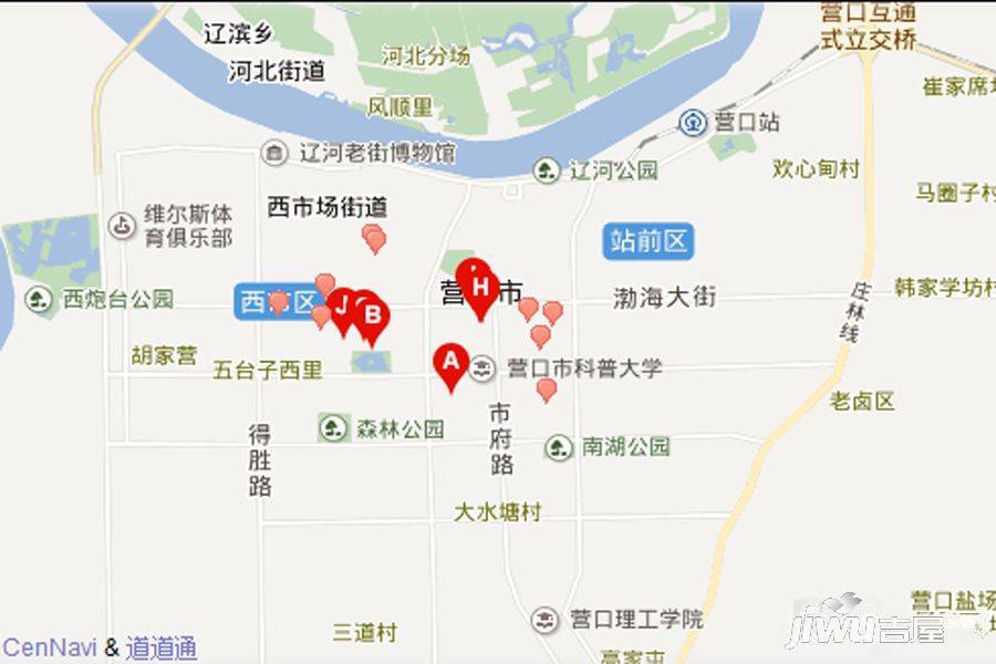 天沐颐泉别墅位置交通图