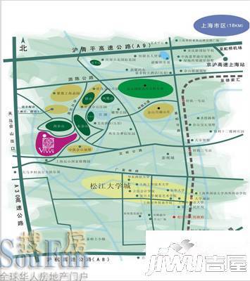 上海紫园二期位置交通图图片