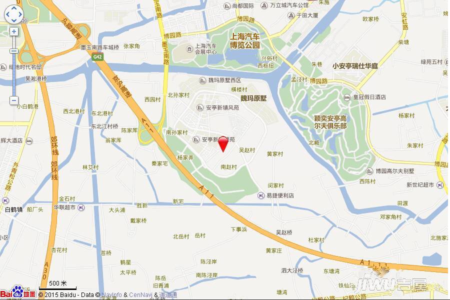 安亭新镇宾根花园位置交通图图片
