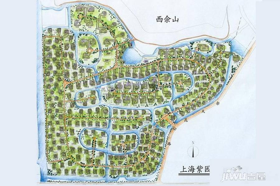 上海紫荆园小区平面图图片
