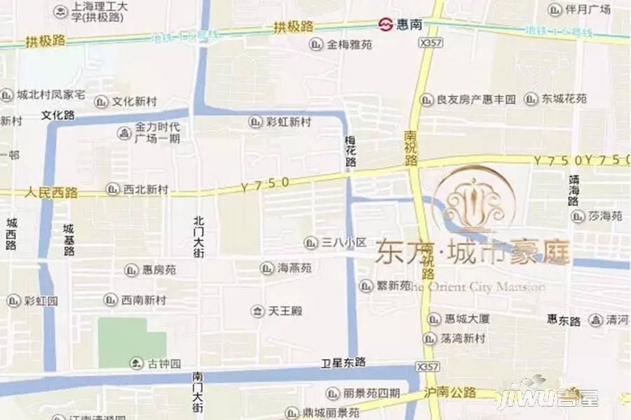 东方城市豪庭位置交通图图片