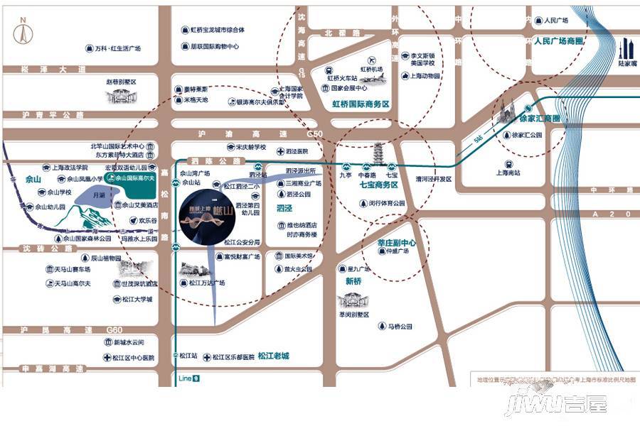 新城上坤樾山美墅位置交通图图片