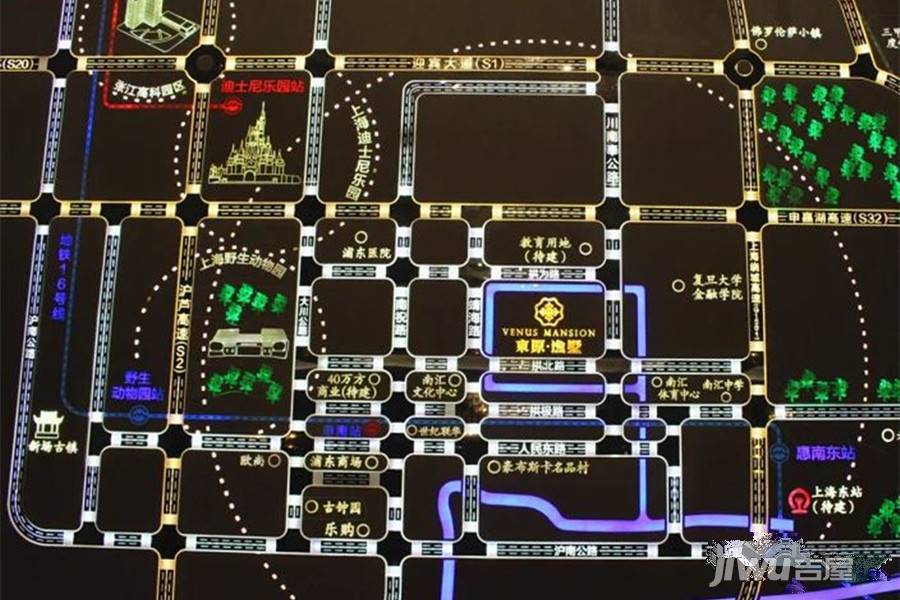 东原逸墅别墅位置交通图图片