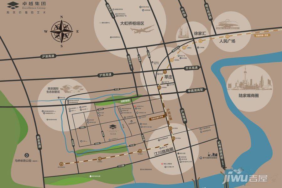 卓越维港位置交通图图片