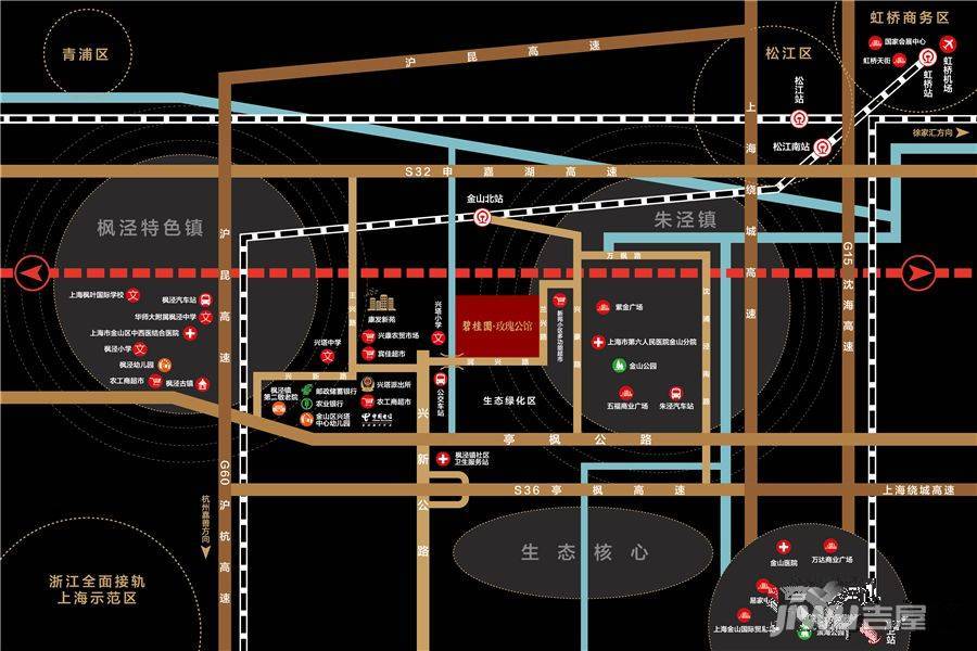 碧桂园玫瑰公馆位置交通图图片