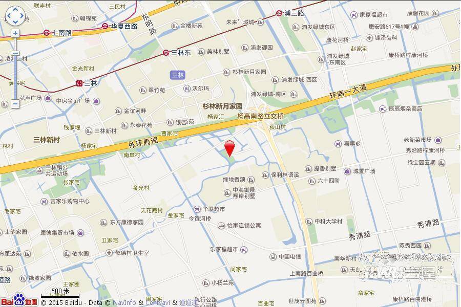 上海浦东软件园三林园位置交通图图片