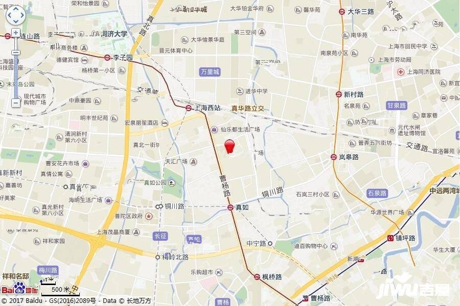 上海星光耀广场位置交通图