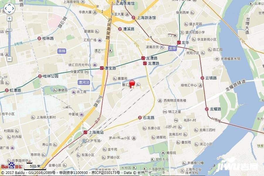 上海地产璟宁公寓位置交通图