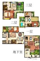 保集澜湾红墅4室3厅5卫255㎡户型图