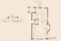 当代万国府MOMA3室2厅3卫110㎡户型图
