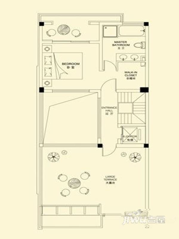 中邦城市艺墅3室2厅4卫320㎡户型图