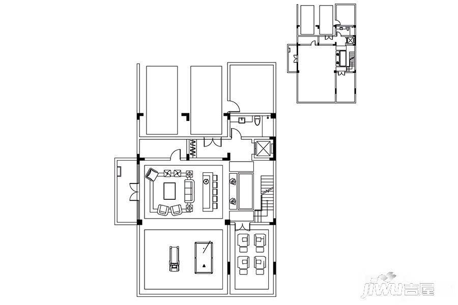 铂悦滨江7室3厅6卫253㎡户型图