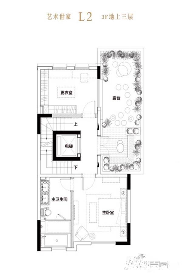 大华伊斐墅6室2厅4卫208㎡户型图