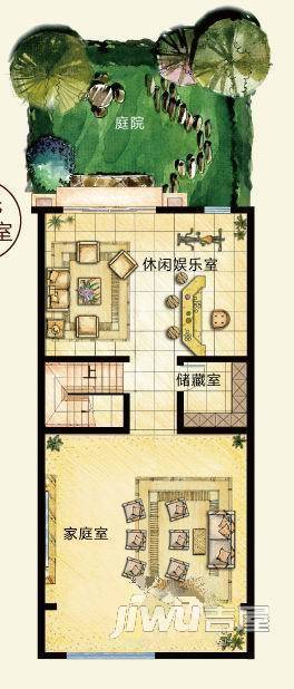 合生御廷园3室4厅2卫288㎡户型图