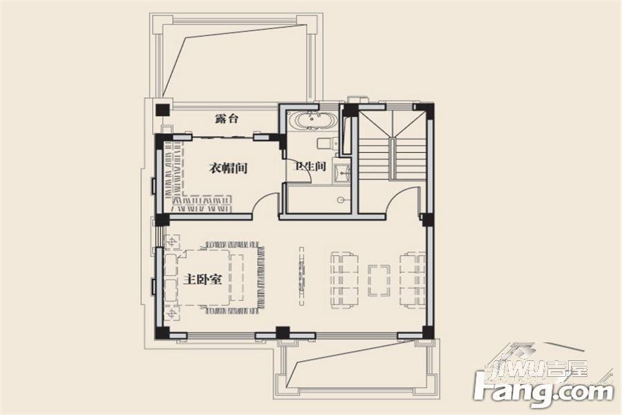 中海悦府别墅3室4厅3卫180㎡户型图