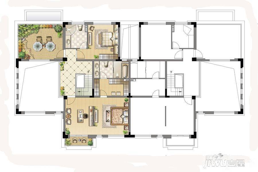 朱家角新城观澜府5室6厅4卫260㎡户型图