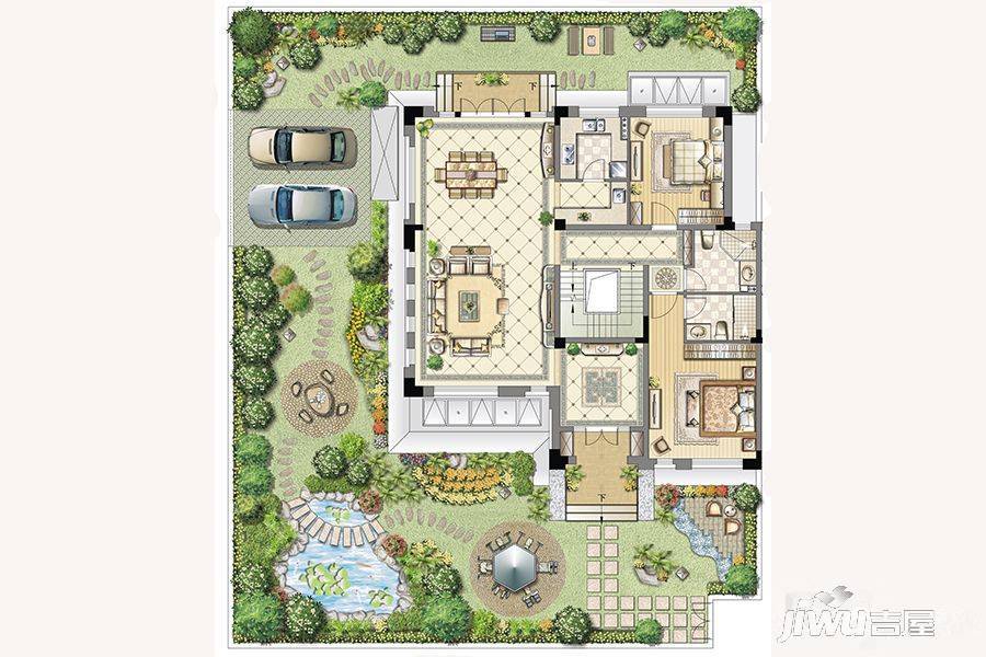 朱家角新城观澜府5室6厅4卫260㎡户型图