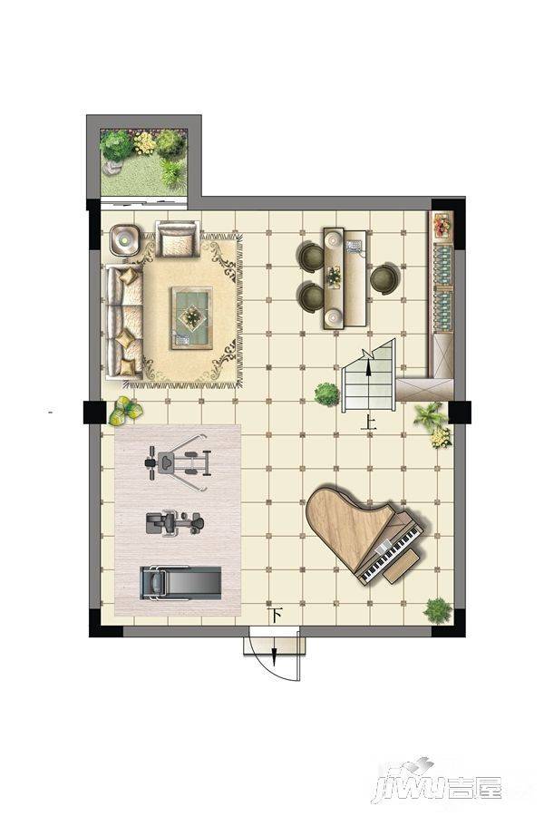 朱家角新城观澜府3室4厅3卫160㎡户型图