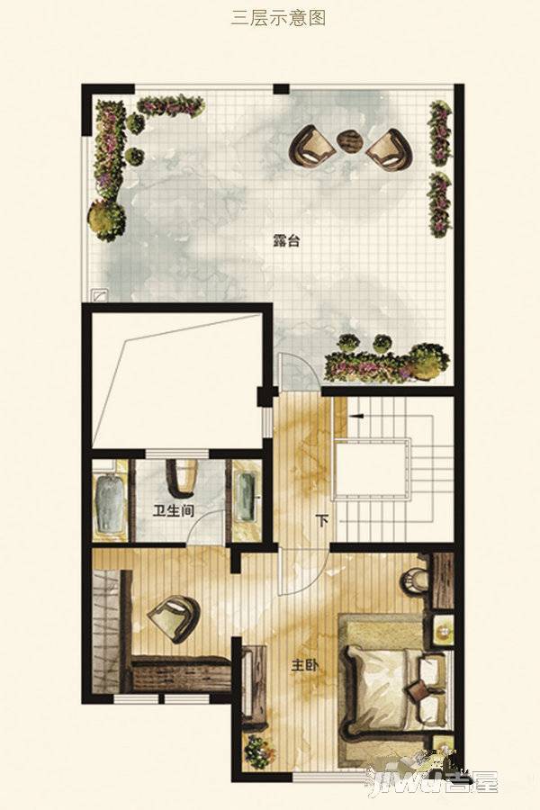 泰宝华庭别墅5室2厅4卫233.9㎡户型图