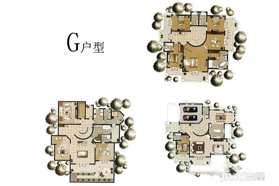 东海御庭5室3厅6卫500㎡户型图