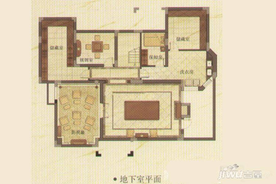 湖山在望花园5室2厅5卫350㎡户型图