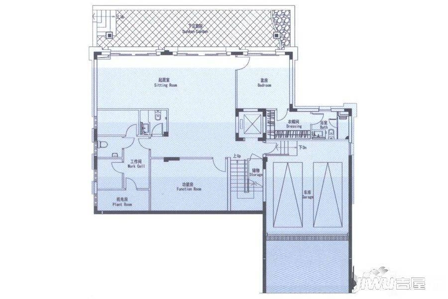 御涛园7室3厅6卫524㎡户型图