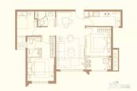 中骏天悦3室2厅2卫98㎡户型图