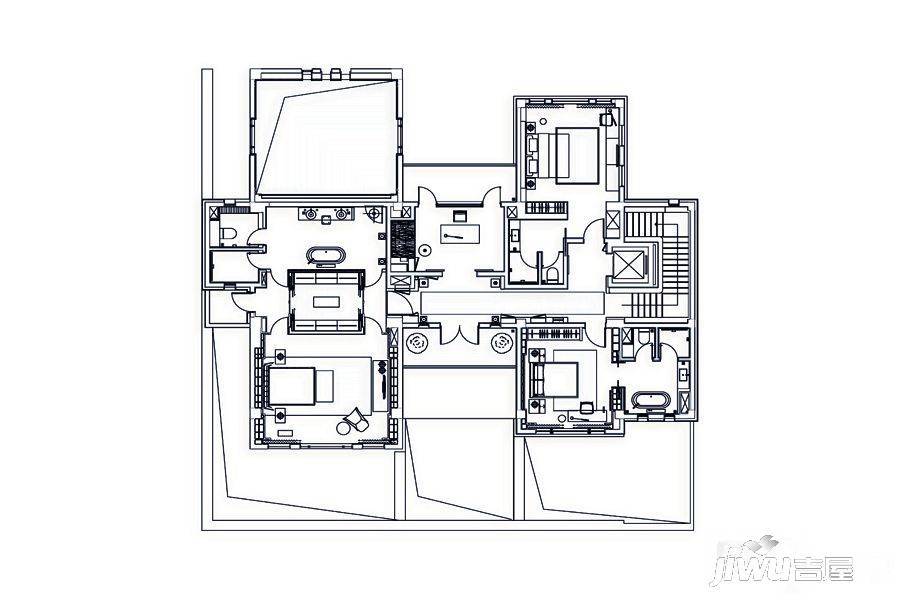 品臻園安麓别业4室5厅5卫899㎡户型图