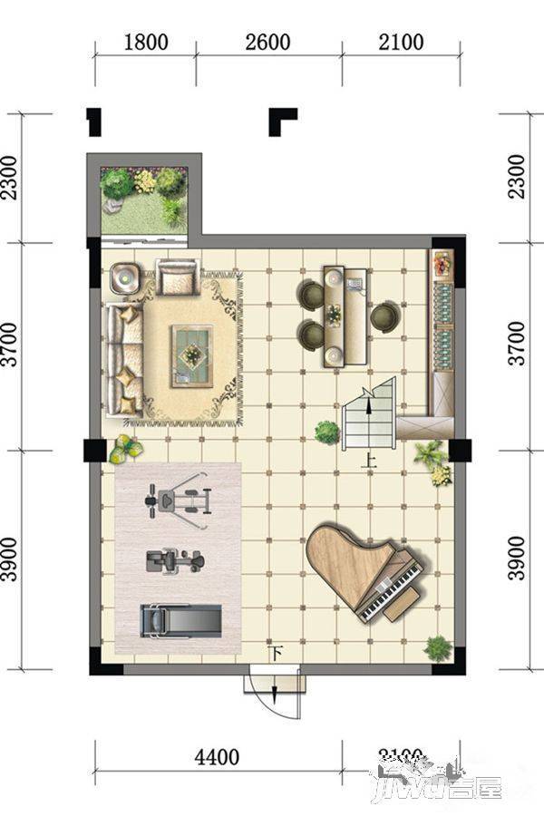 朱家角新城观澜府4室3厅4卫160㎡户型图