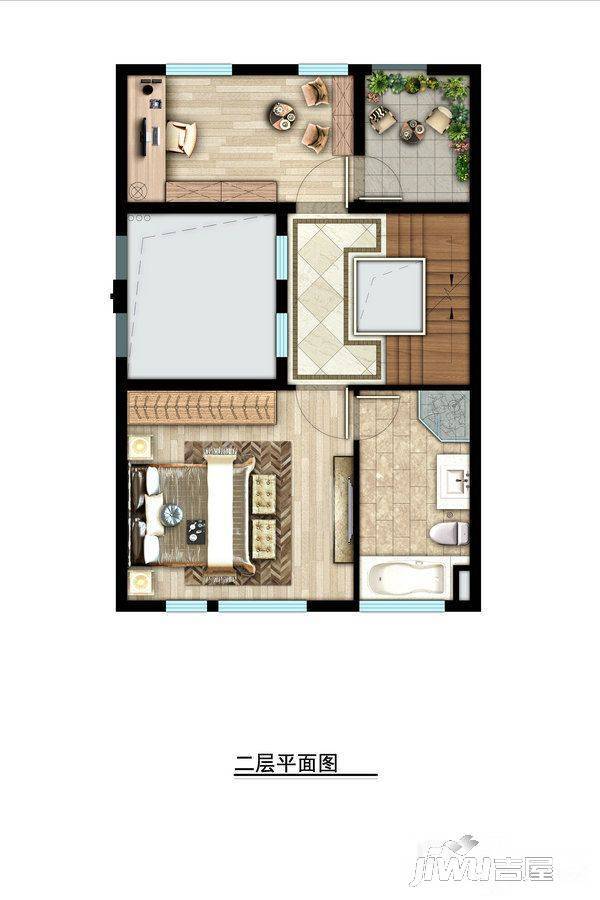 路劲佘山院子3室2厅3卫142㎡户型图