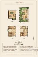 上海villa3室2厅1卫131㎡户型图