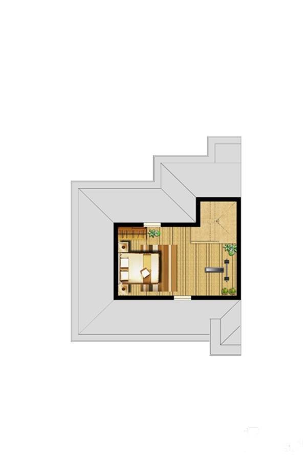 禹洲雍贤府4室2厅3卫127㎡户型图