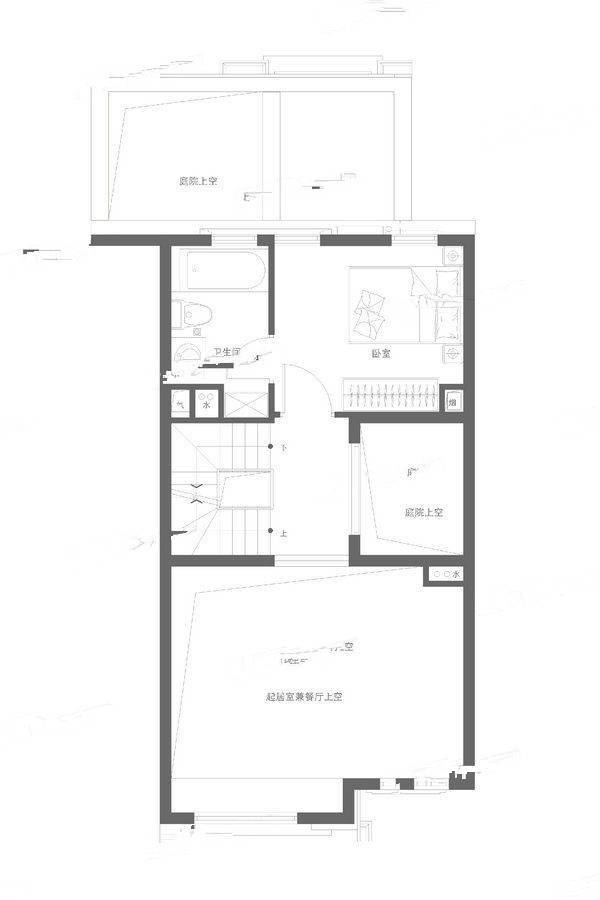 金地玺华邨2室2厅3卫105㎡户型图