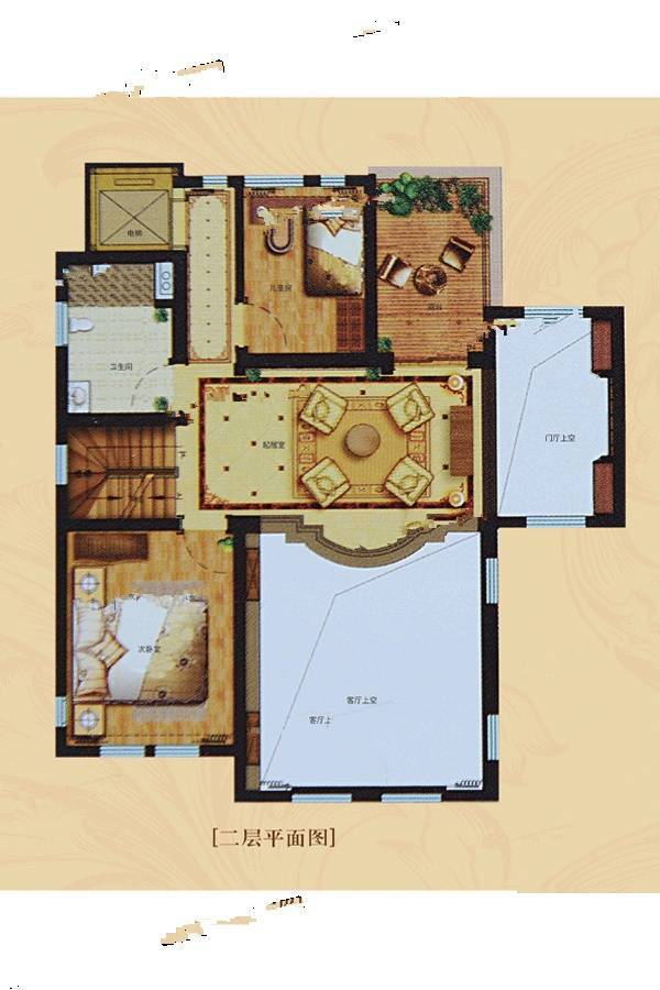 宝邸院墅5室3厅3卫310㎡户型图