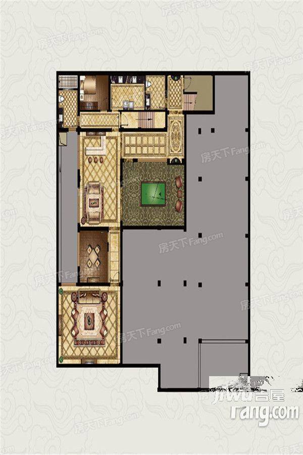 硅谷商墅3室4厅2卫637㎡户型图