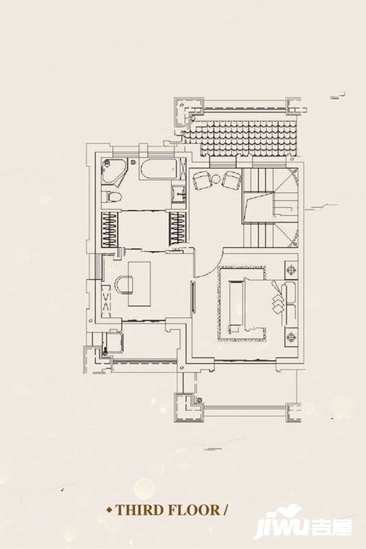 灿辉晶典17334室3厅5卫162㎡户型图