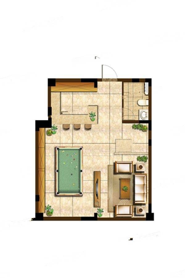 禹洲雍贤府6室4厅5卫143㎡户型图