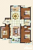 世纪名郡3室2厅1卫125.6㎡户型图